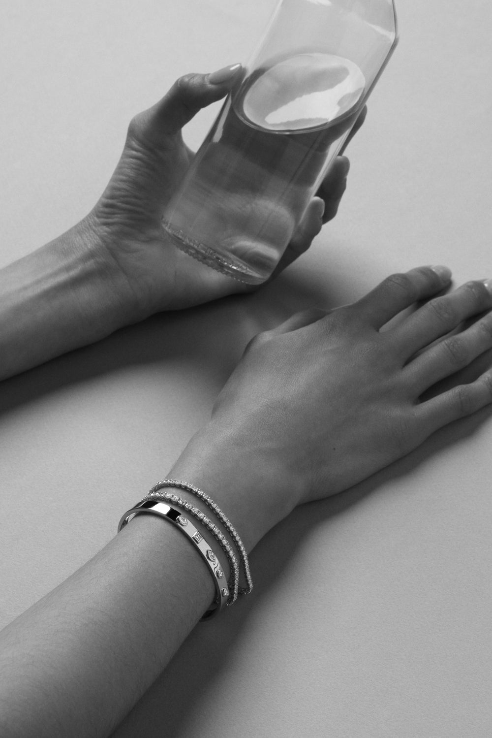 2.55 TCW Round Stones Lab Grown Diamond Tennis Bracelet