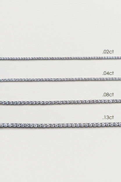 1.58 TCW Round Stones Lab Grown Diamond Tennis Bracelet