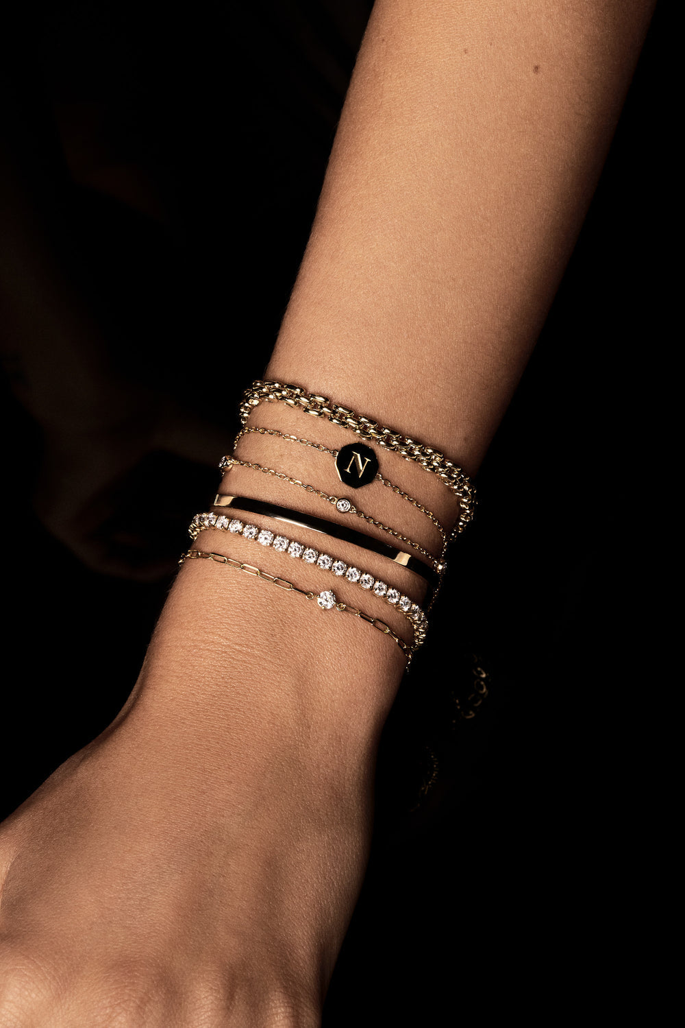 4.5 TCW Round Stones Lab Grown Diamond Tennis Bracelet