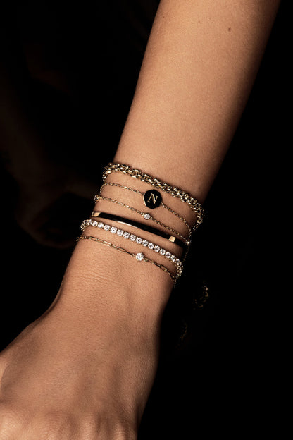 4.5 TCW Round Stones Lab Grown Diamond Tennis Bracelet