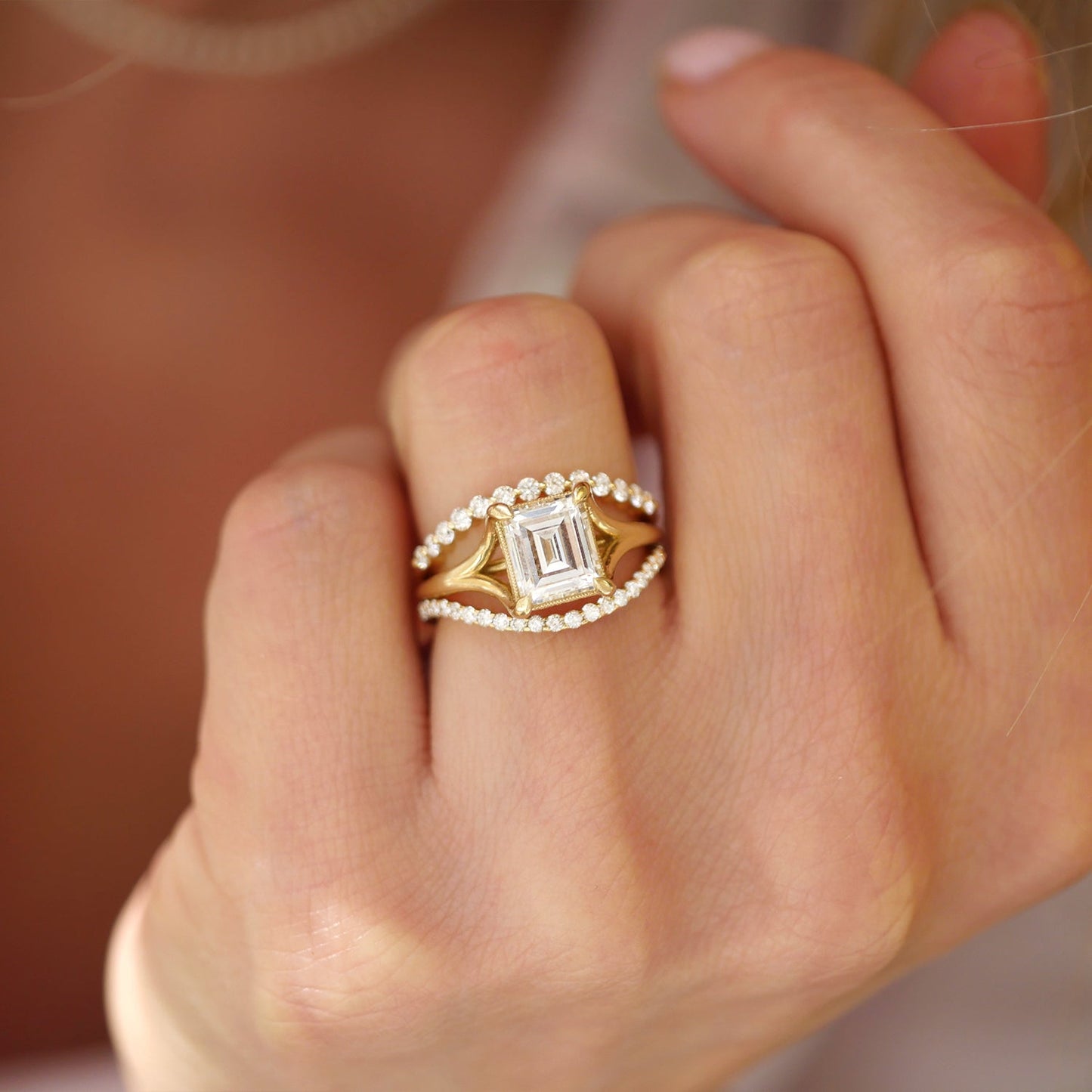 0.25 TCW Round Shaped Half Eternity Lab Grown Diamond Wedding Band