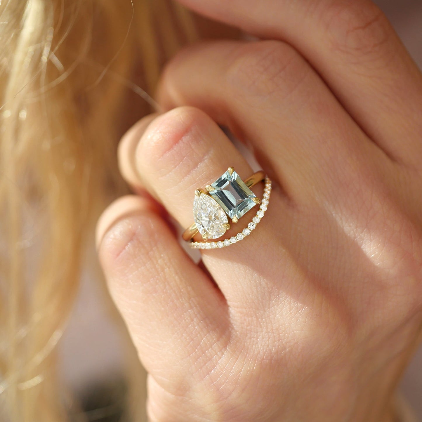 0.25 TCW Round Shaped Half Eternity Lab Grown Diamond Wedding Band