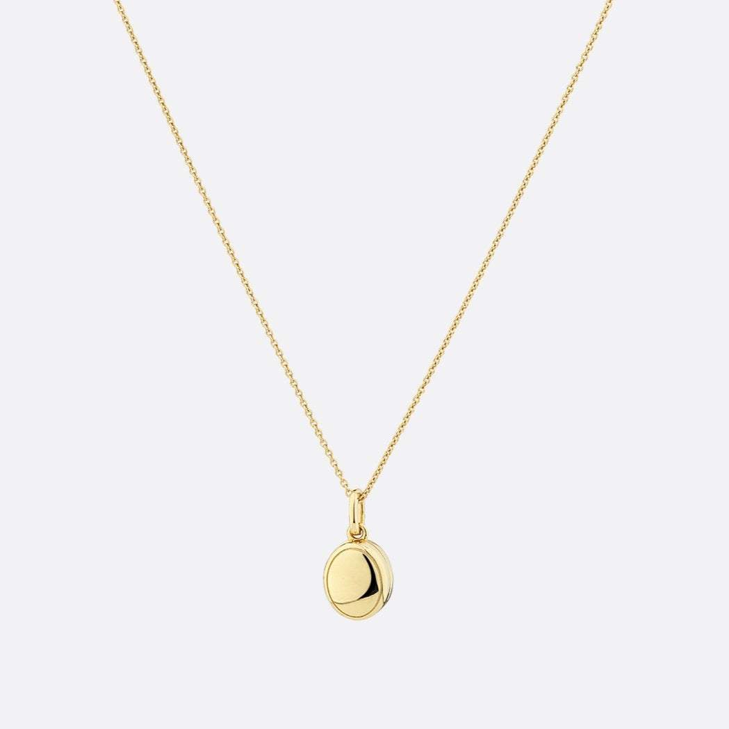 Engravable Oval Necklace