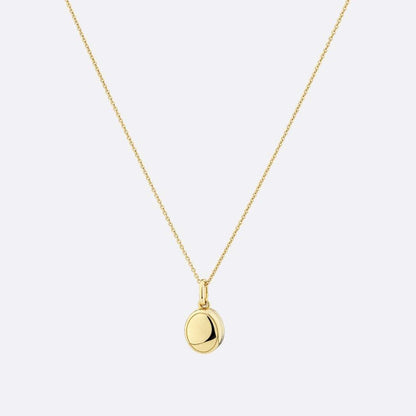 Engravable Oval Necklace