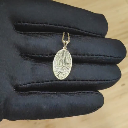 Fingerprint Custom Pendant Necklace