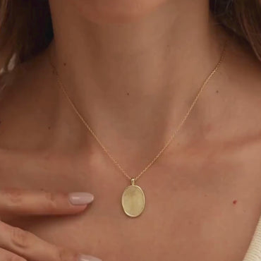 Fingerprint Dog Pendant Necklace