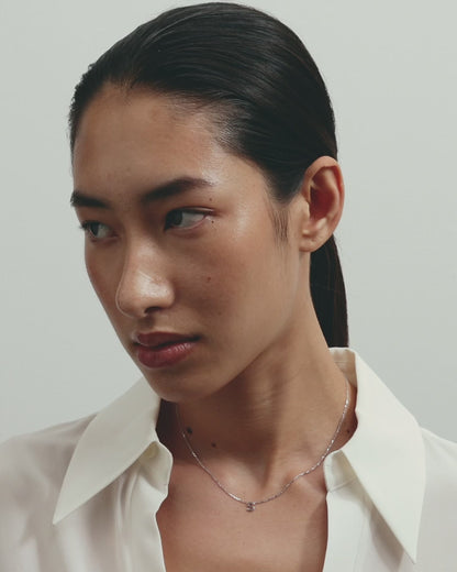 Initial Gold Pendant Necklace