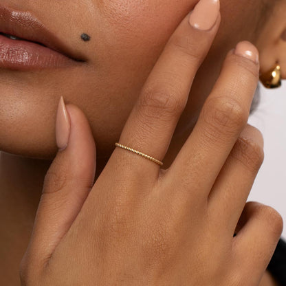 Twisted Wedding Band