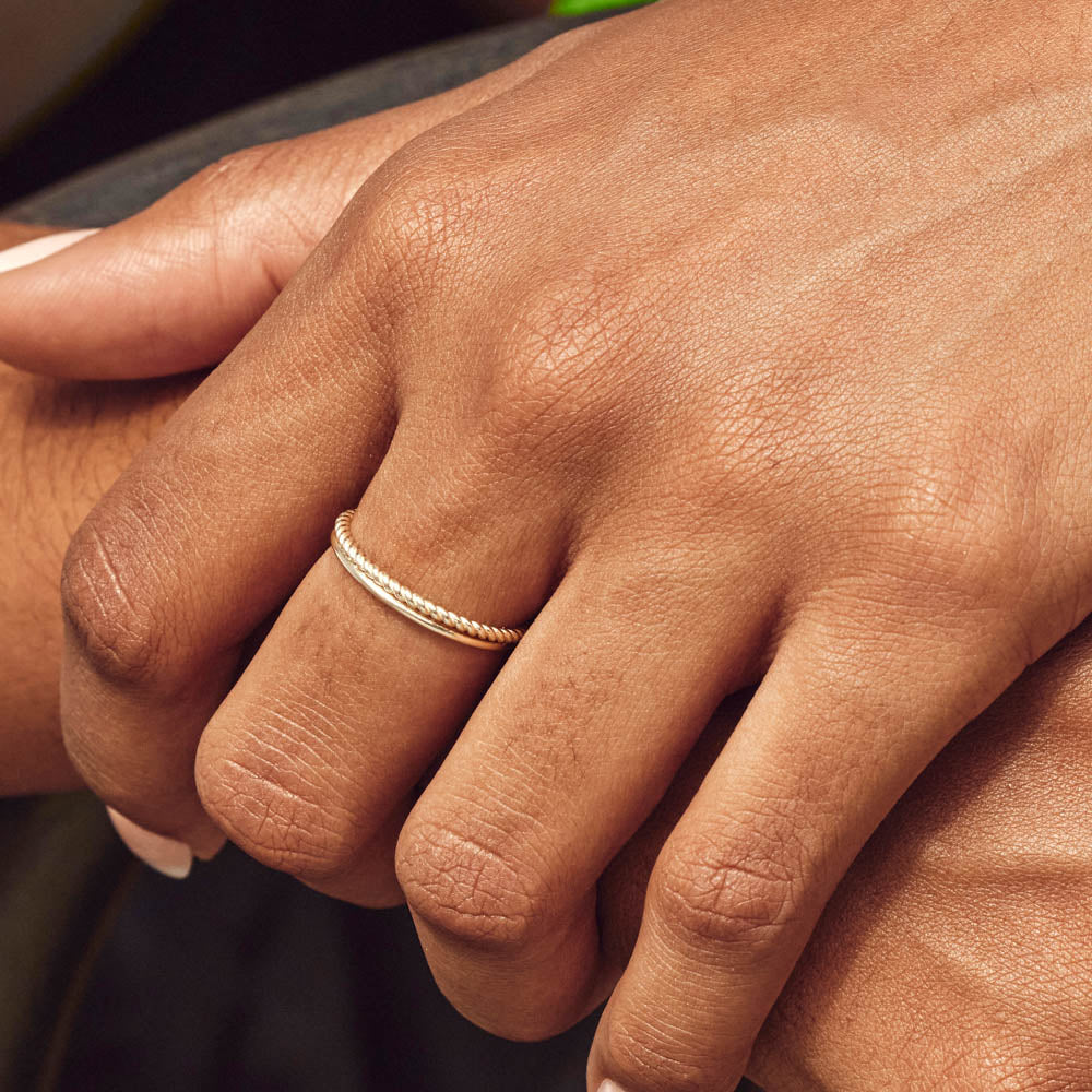 Twisted Wedding Band