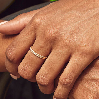 Twisted Wedding Band