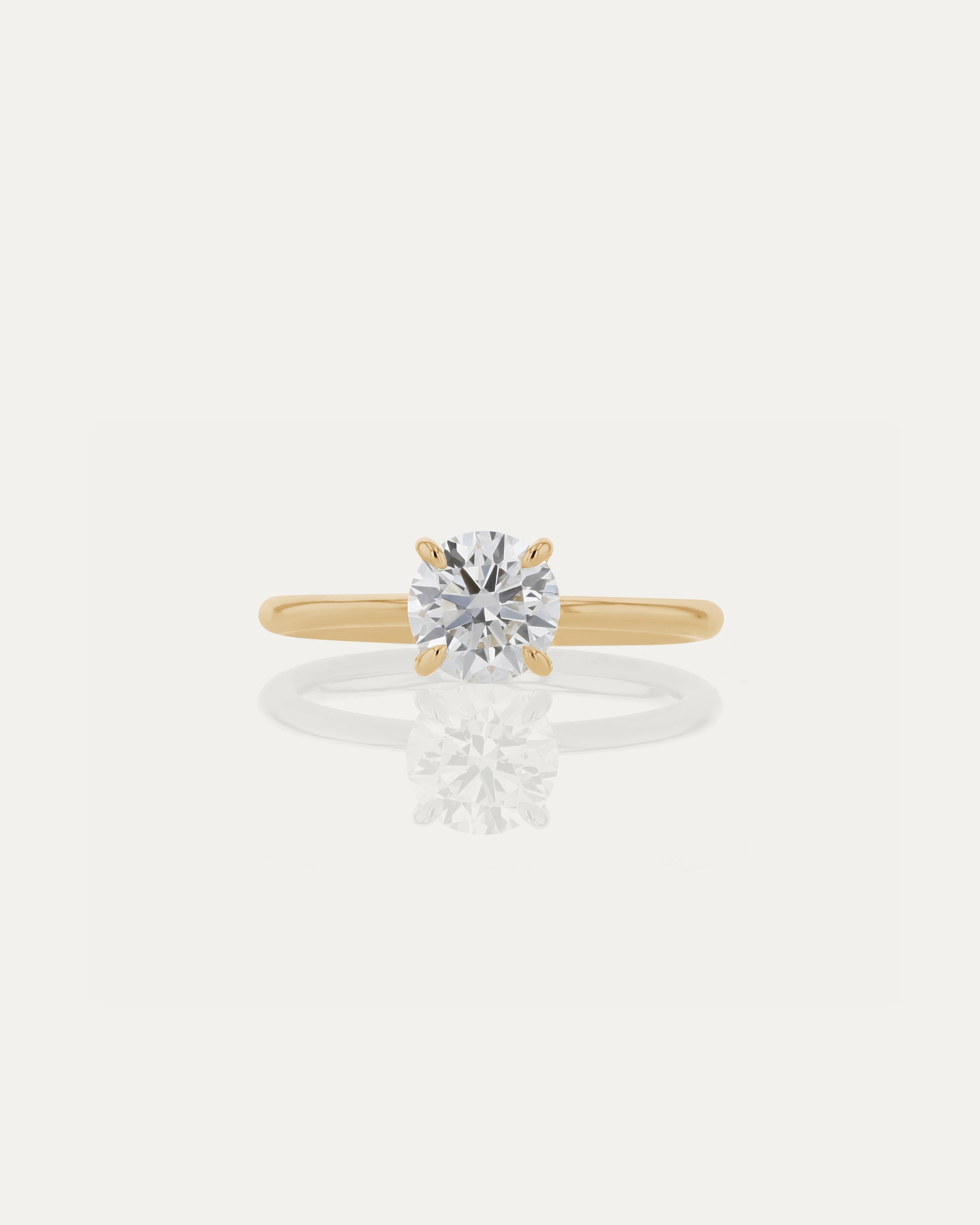 Marquise Shaped Three Stone Lab Grown Diamond Engagement Ring