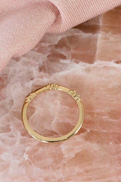 0.25 TCW Round Shaped Half Eternity Lab Grown Diamond Wedding Band