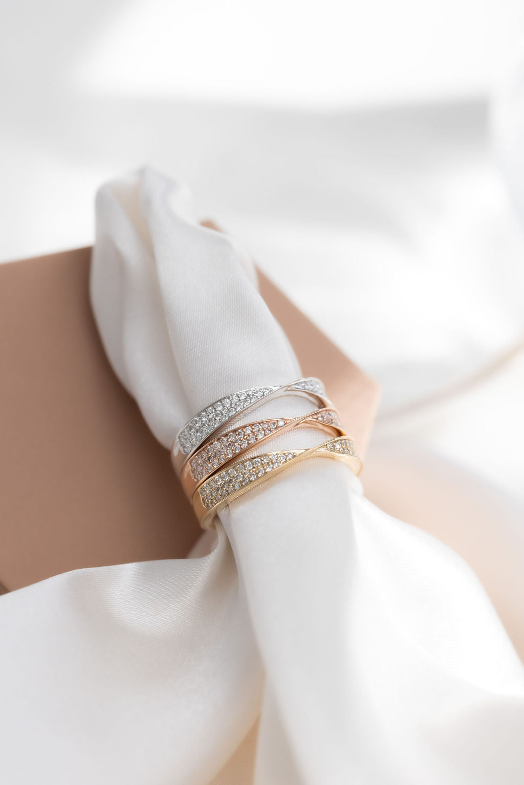 0.25 TCW Round Shaped Half Eternity Lab Grown Diamond Wedding Band