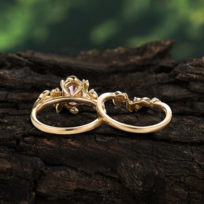 Marquise Shaped Three Stone Lab Grown Diamond Engagement Ring