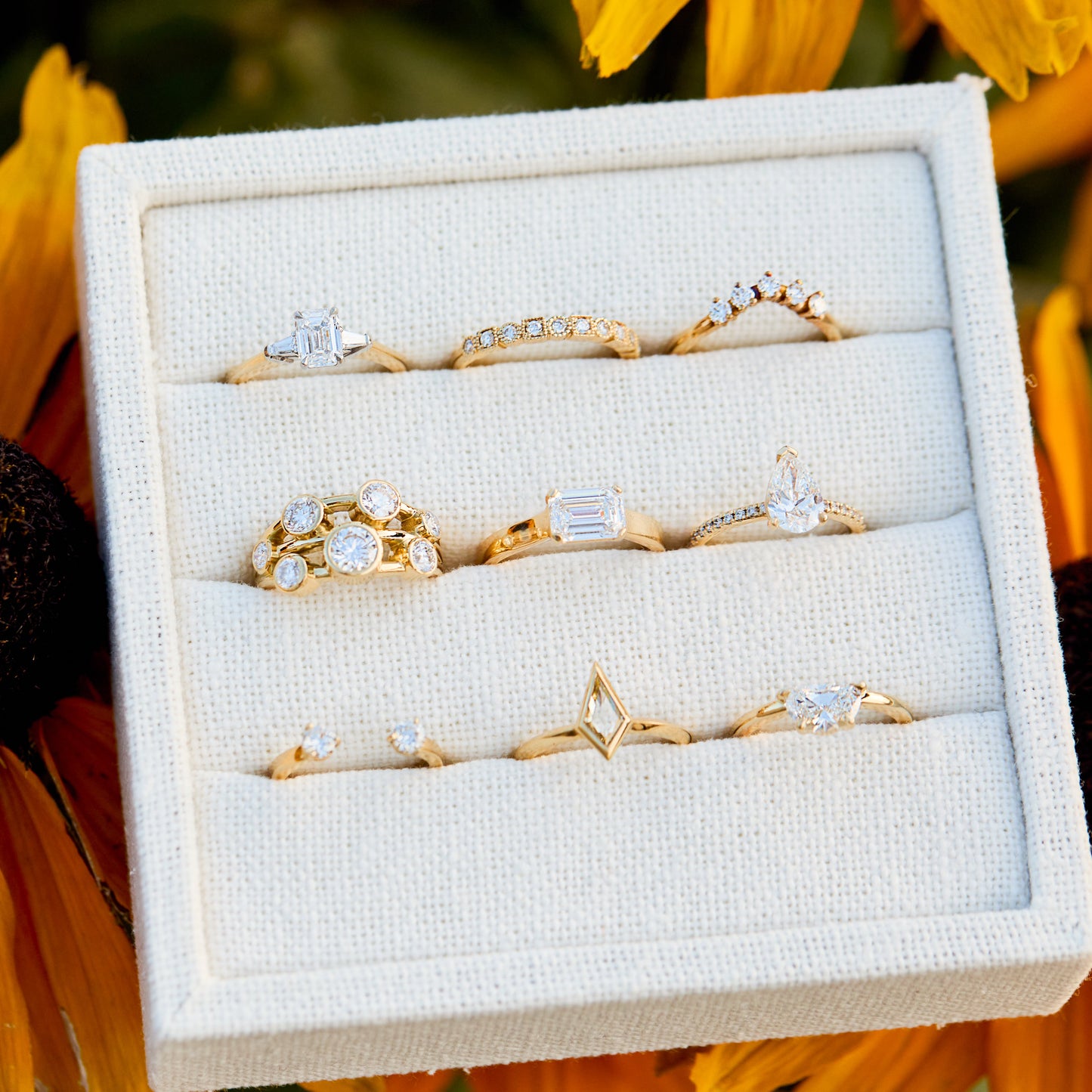 0.25 TCW Round Shaped Half Eternity Lab Grown Diamond Wedding Band