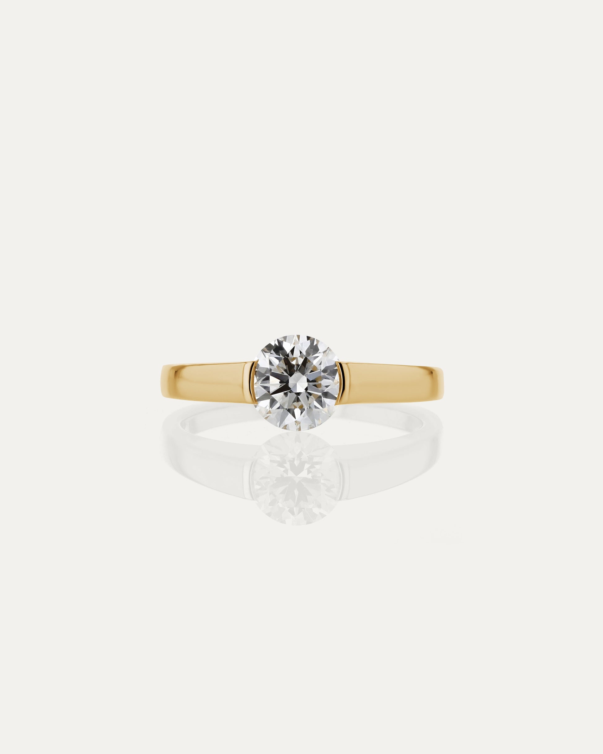 Marquise Shaped Three Stone Lab Grown Diamond Engagement Ring