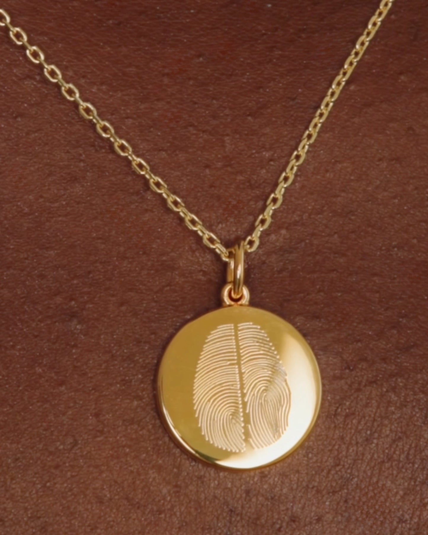 The Duo Classic Fingerprint Necklace