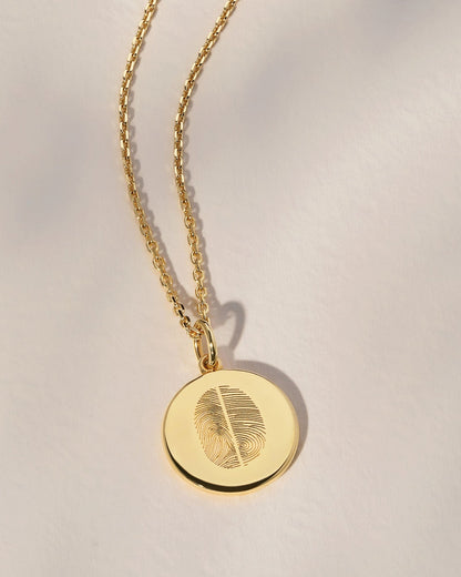 The Duo Classic Fingerprint Necklace