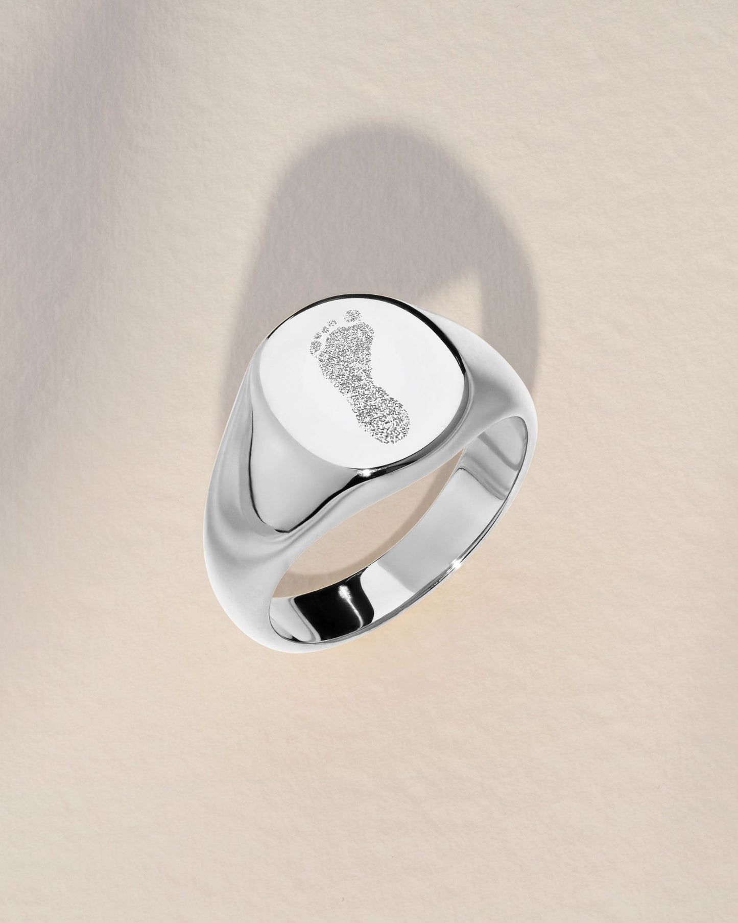 Fingerprint/ Paw Print / Foot Print Of Baby Wedding Band