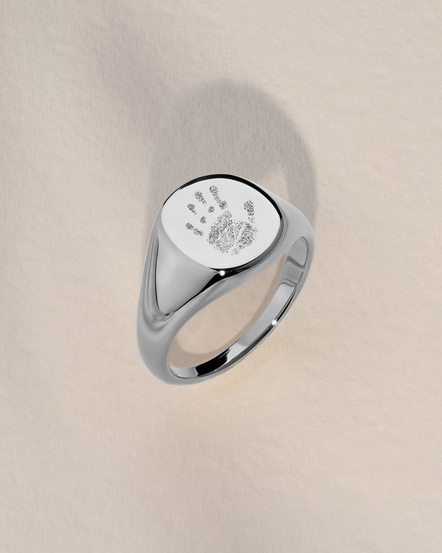 Fingerprint/ Paw Print / Foot Print Of Baby Wedding Band