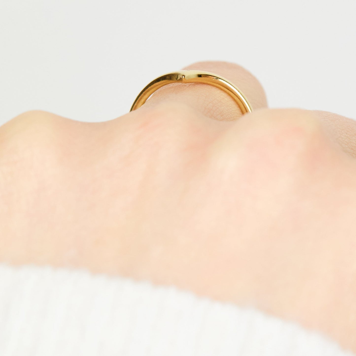 0.25 TCW Round Shaped Half Eternity Lab Grown Diamond Wedding Band