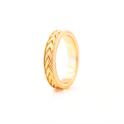 0.25 TCW Round Shaped Half Eternity Lab Grown Diamond Wedding Band