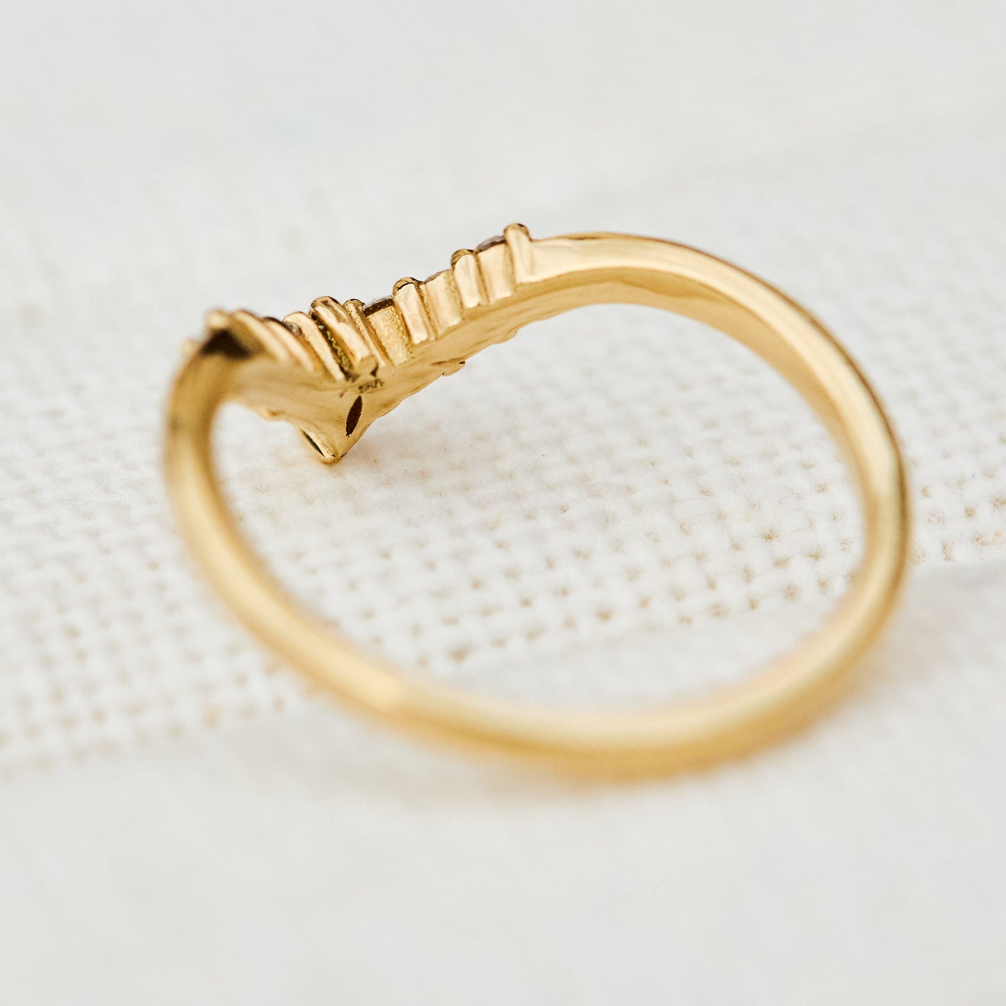 0.25 TCW Round Shaped Half Eternity Lab Grown Diamond Wedding Band