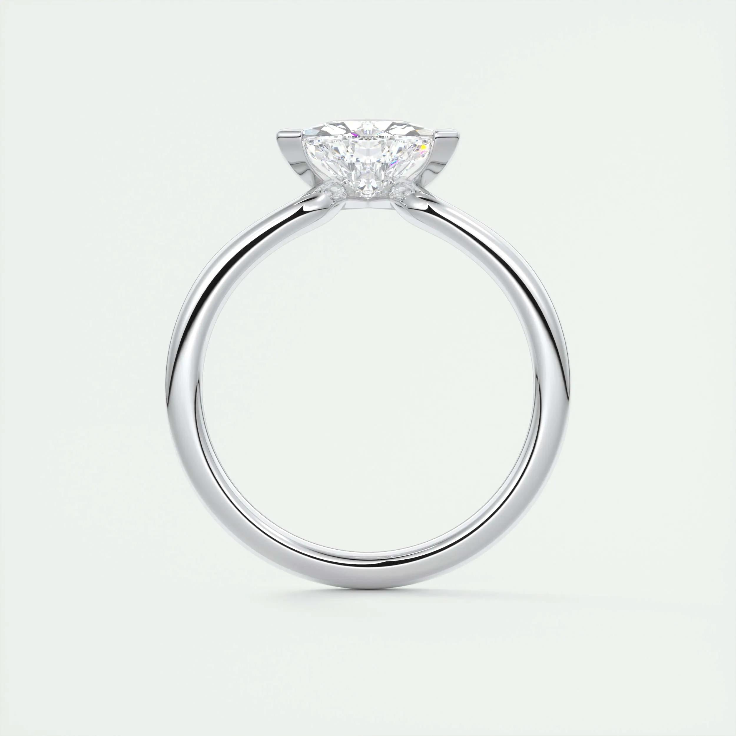 1.5 CT Trillion Solitaire CVD F/VS1 Diamond Engagement Ring 7