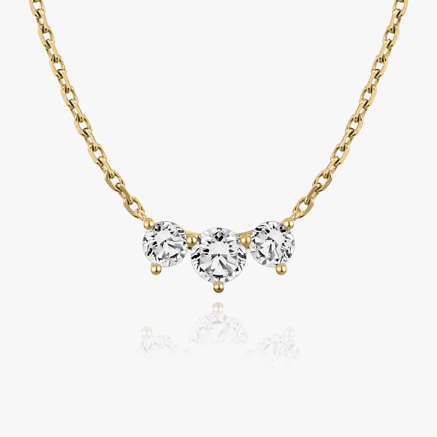 1.0 TCW Round CVD F/VS Diamond Necklace 4