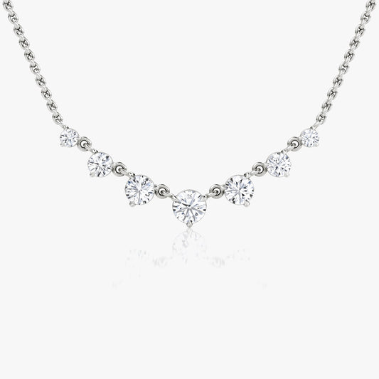 0.25 CT Round CVD F/VS Diamond Necklace 1