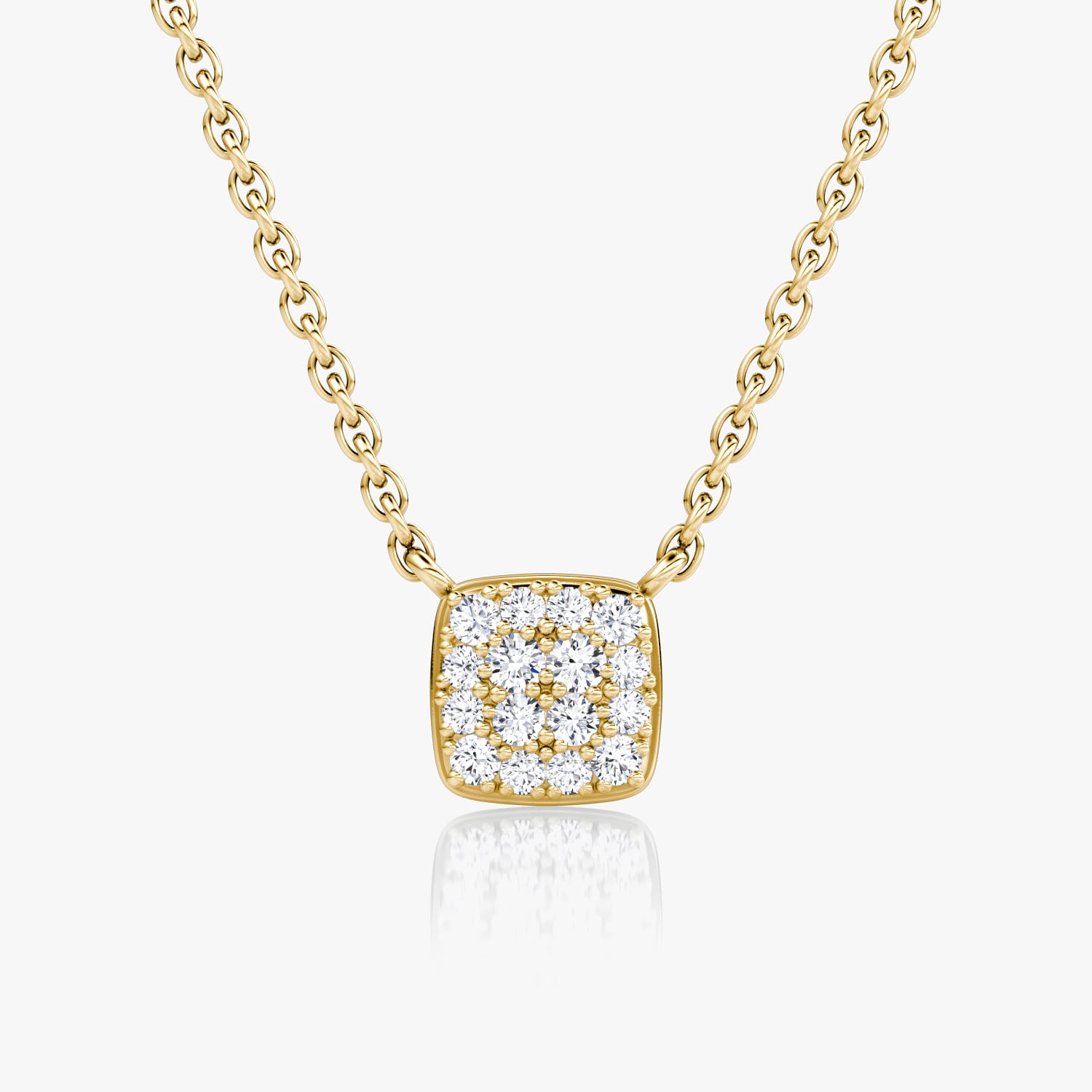 0.10 TCW Round CVD F/VS Diamond Necklace 5