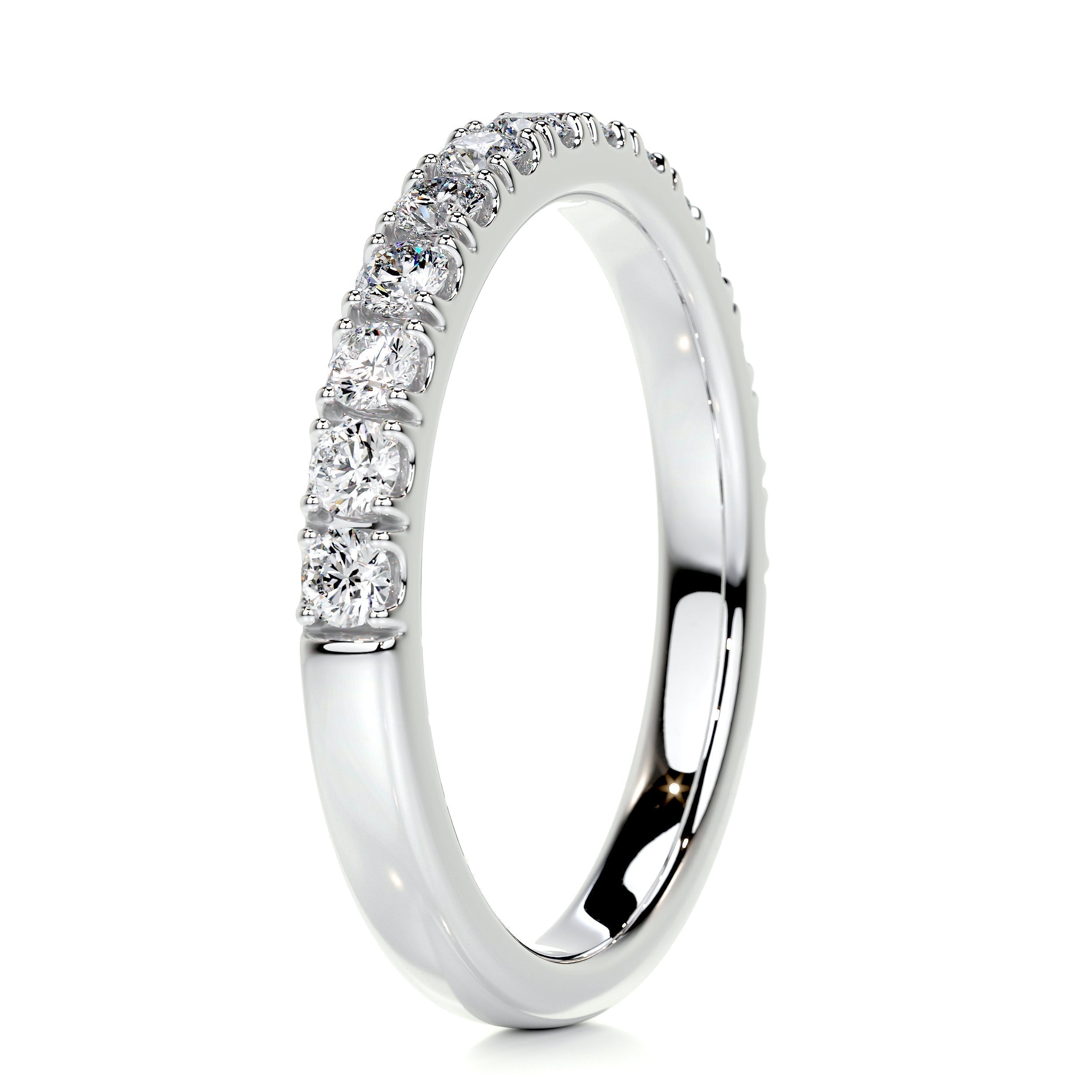 0.5 CT Round Half Eternity CVD EF/VVS Diamond Wedding Band 15