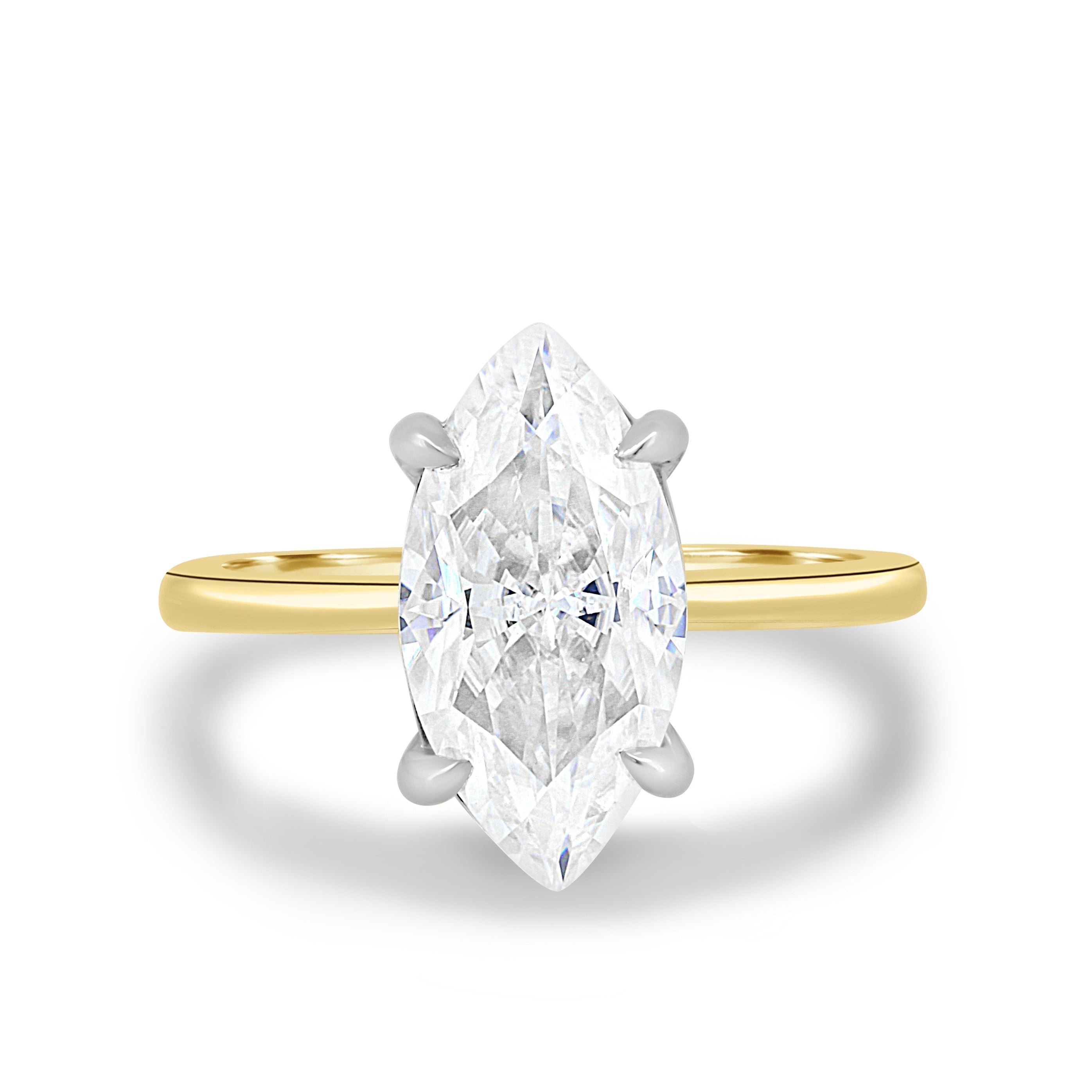 1.50 CT Marquise Solitaire CVD F/VS1 Diamond Engagement Ring 7