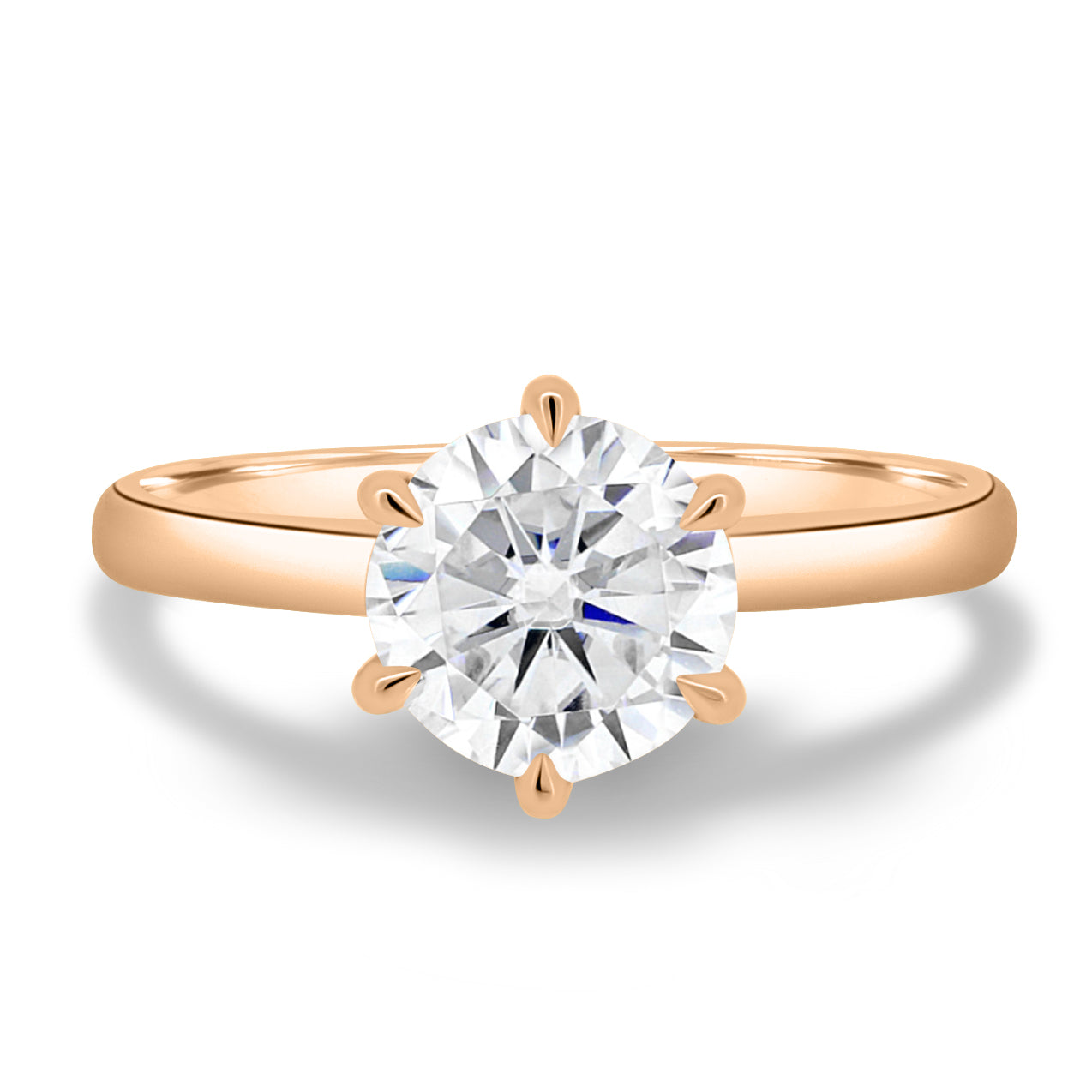 1.83 CT Round Solitaire CVD G/VS2 Diamond Engagement Ring 10