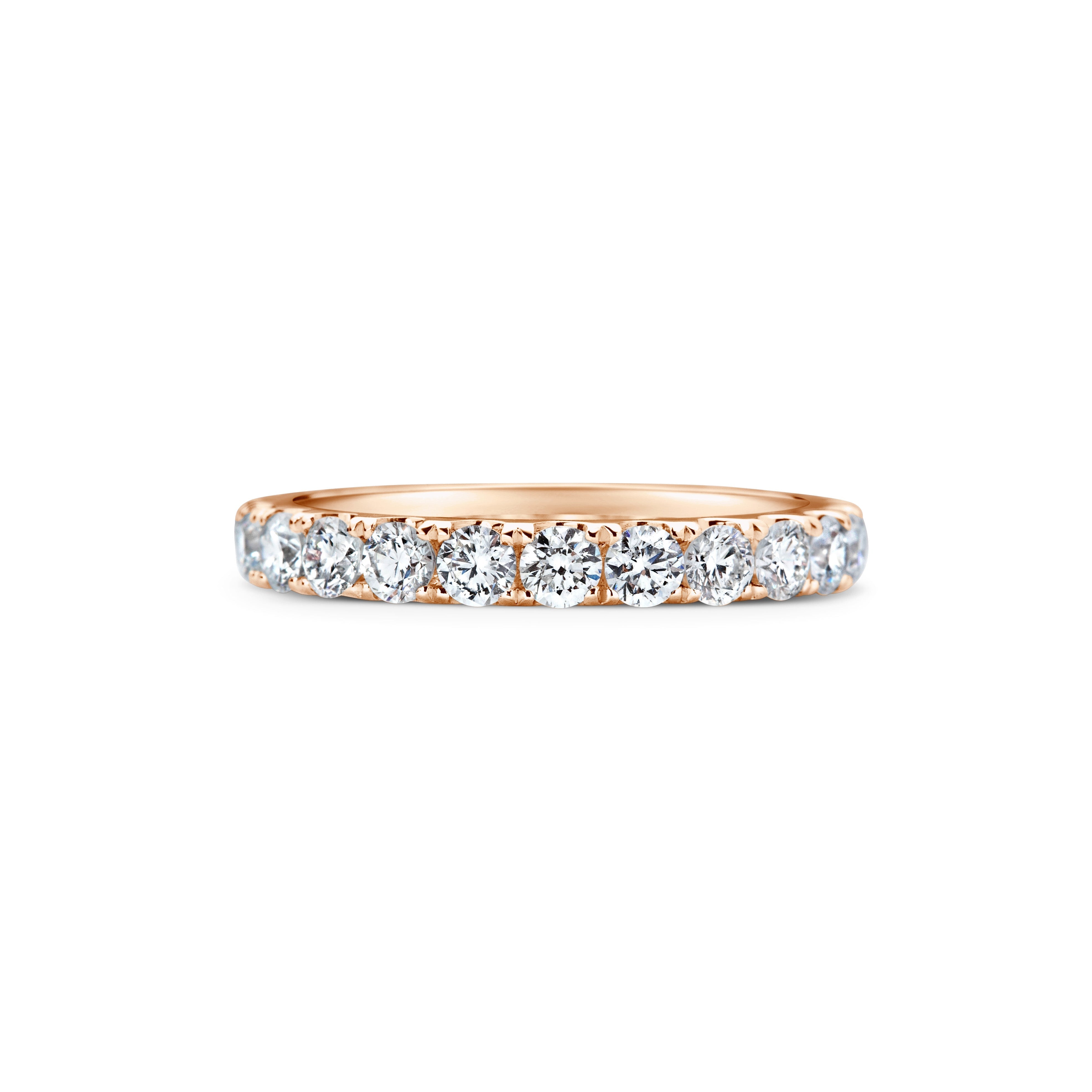 1.5 CT Round Full Eternity CVD EF/VVS Diamond Wedding Band 8